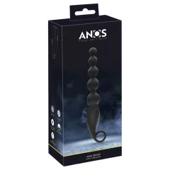 ANOS - análne guličky - vibrátor s korálkami - čierny