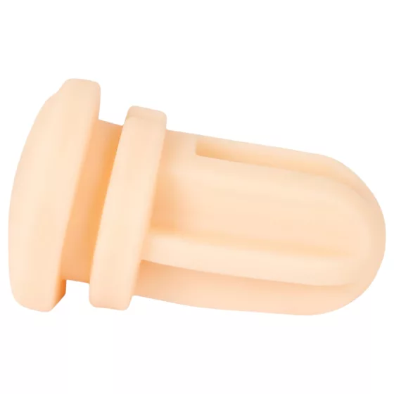 WYNE 01 - masturbátor s vibráciou, saním a ohrevom - čierny - nabíjateľný