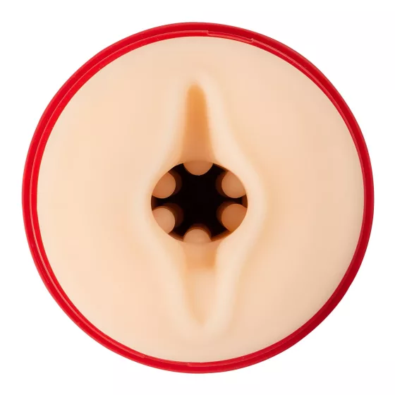 WYNE 01 - masturbátor s vibráciou, saním a ohrevom - čierny - nabíjateľný