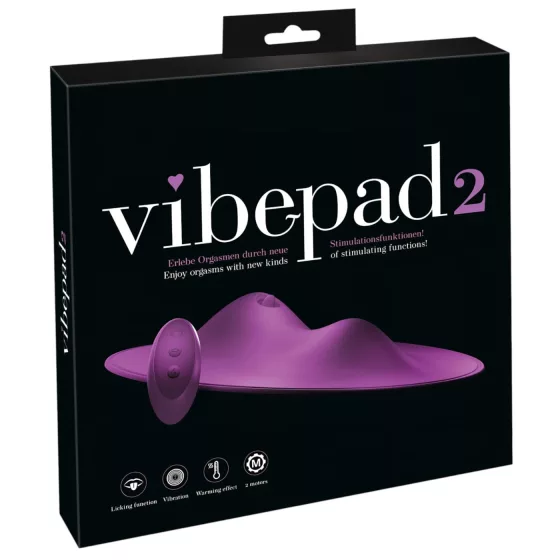 VibePad 2 - vibračný lízací vankúš - fialový