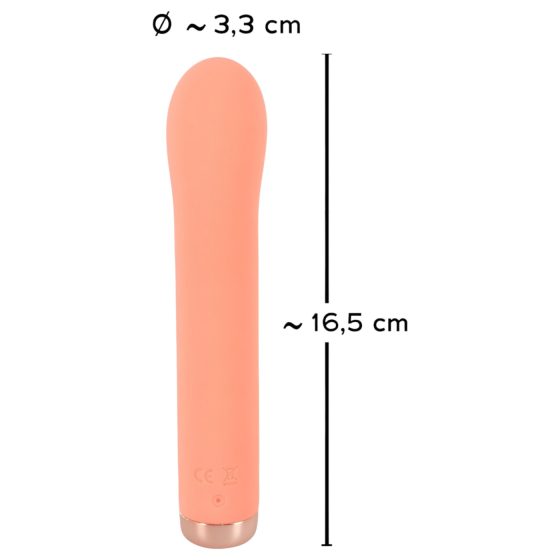 You2Toys - mini G-bod vibrátor - dobíjací - broskyňová farba