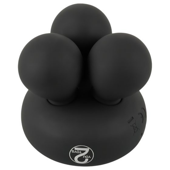 You2Toys CUPA Mini - hrejivý masážny vibrátor (čierny)