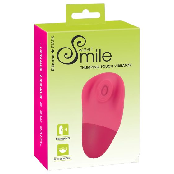 SMILE Thumping Touch - akumulátorový pulzujúci vibrátor na klitoris (ružový)