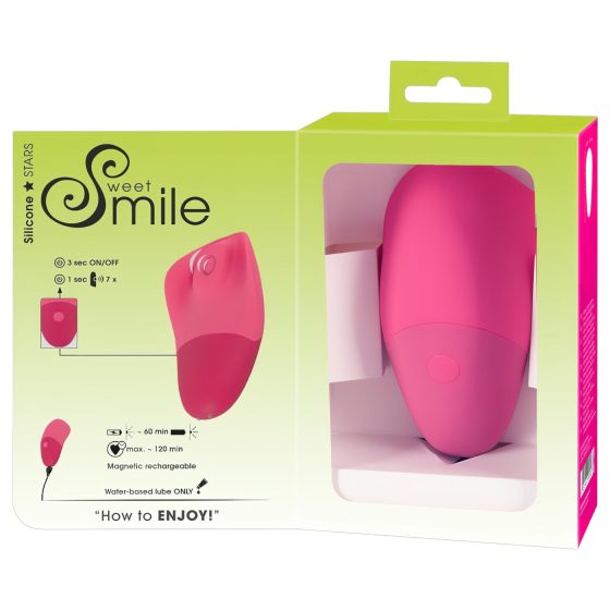 SMILE Thumping Touch - akumulátorový pulzujúci vibrátor na klitoris (ružový)