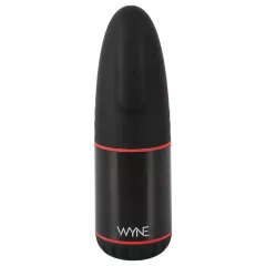   WYNE 02 - masturbátor s vibráciou a saním - dobíjací - čierno-biely