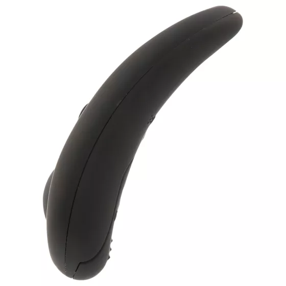 Naked Addiction - vibrátor s pohybom hore-dole - tmavý - 23 cm