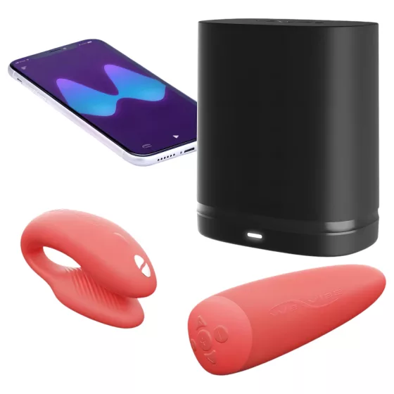 We-Vibe Chorus - vibrátor pre páry ovládaný aplikáciou (oranžový)