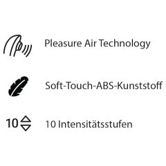   Womanizer Classic 2 - stimulátor klitorisu na vlny - čierny - nabíjateľný