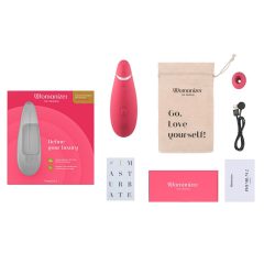   Womanizer Premium 2 - nabíjací, vodotesný stimulátor klitorisu (ružový)
