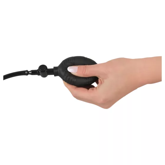 You2Toys - análny vibrátor s pumpou - čierny
