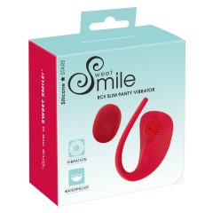  SMILE Slim Panty - dobíjací rádiový vibrátor na klitoris (červený)