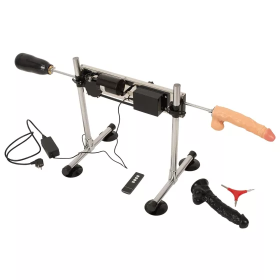 The Banger Fucking Machine - sex stroj - dvojitý pohon - 2 dildá a 1 vagína
