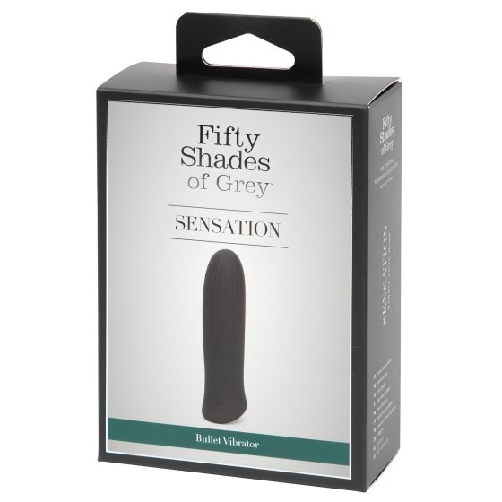Fifty Shades of Grey - mini vibrátor - výkonný - čierny