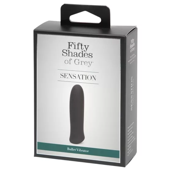 Fifty Shades of Grey - mini vibrátor - výkonný - čierny