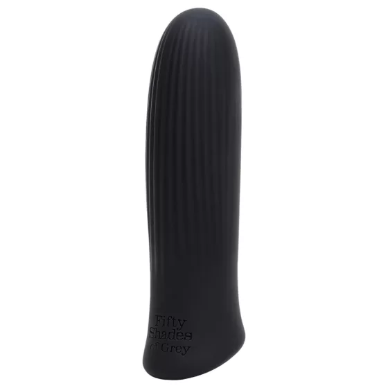 Fifty Shades of Grey - mini vibrátor - výkonný - čierny