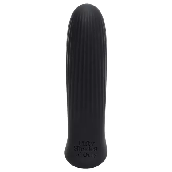 Fifty Shades of Grey - mini vibrátor - výkonný - čierny