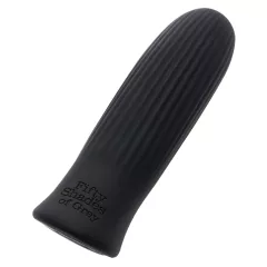 Fifty Shades of Grey - mini vibrátor - výkonný - čierny