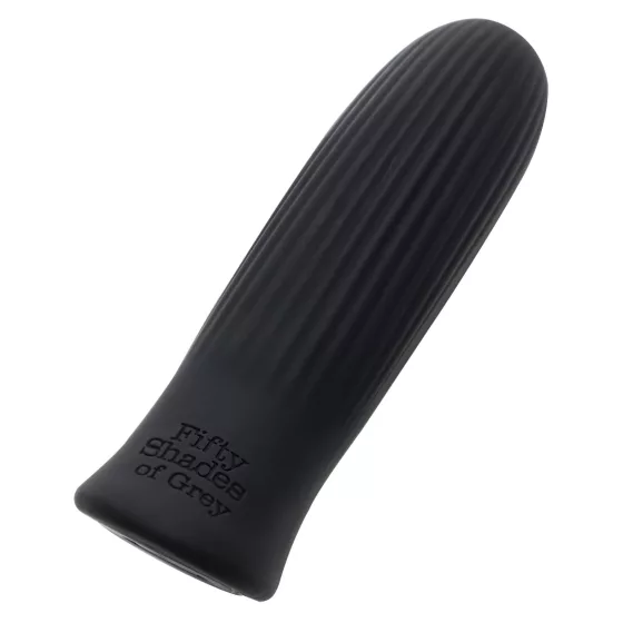 Fifty Shades of Grey - mini vibrátor - výkonný - čierny