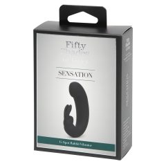 Sensation - luxus vibrátor s klitoris stim. (čierny)