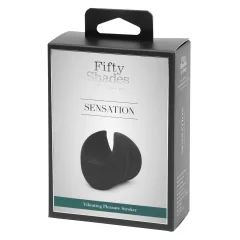   Fifty Shades of Grey - Sensation - vibračný masturbátor na penis - čierny