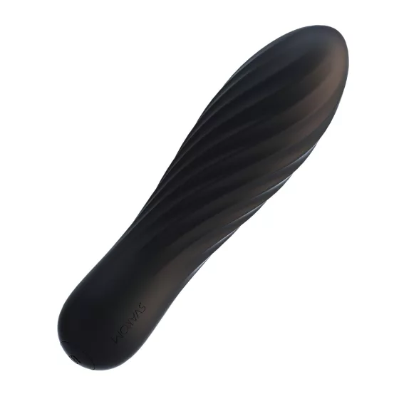 Svakom Tulip - akumulátorový, mini tyčový vibrátor (čierny)