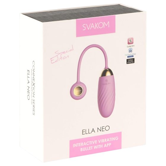 Svakom Ella Neo - vibračné vajíčko - smart - ružové
