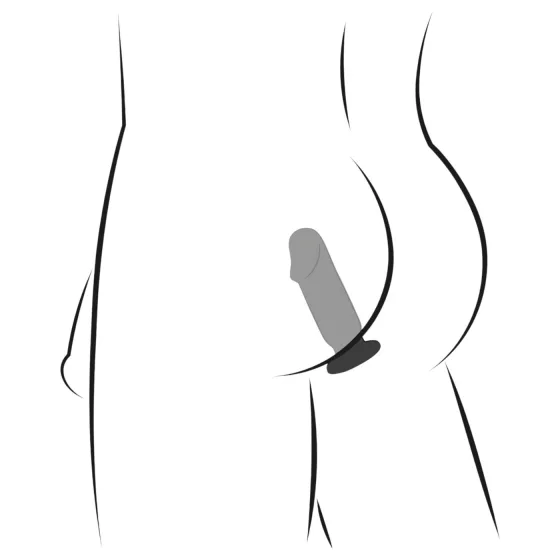 Anos - análna sada kolíkov - 3 ks - čierna