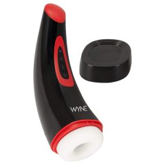 WYNE 03 - dobíjací vibračný saný masturbátor (čierny)