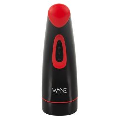   WYNE 03 - Nabíjateľný, vibračný masturbátor s odsávaním (čierny)