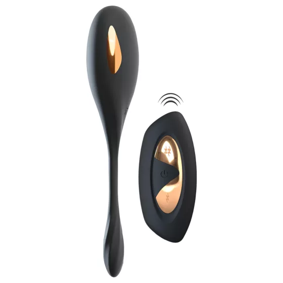 XOUXOU - vibračné vajíčko na diaľkové ovládanie - čierne