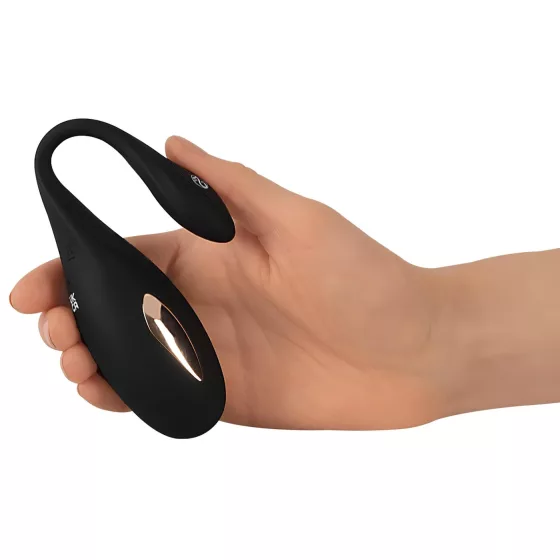 XOUXOU - vibračné vajíčko na diaľkové ovládanie - čierne