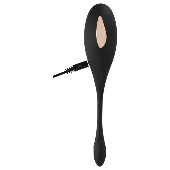 XOUXOU - vibračné vajíčko na diaľkové ovládanie - čierne