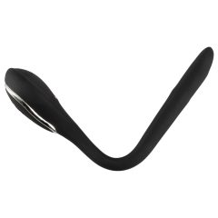   Penis Plug Dilator - dobíjací vibrátor na močovú trubicu (0,6-1,1 cm) - čierny