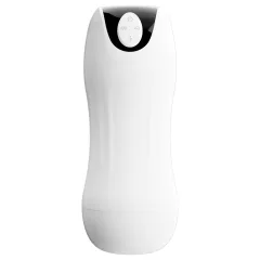   STROKER - masturbátor s vibráciou a saním - dobíjací - biely
