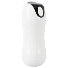   STROKER - masturbátor s vibráciou a saním - dobíjací - biely