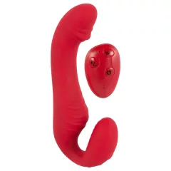   You2Toys - bezremienkový vibrátor s diaľkovým ovládaním - červený