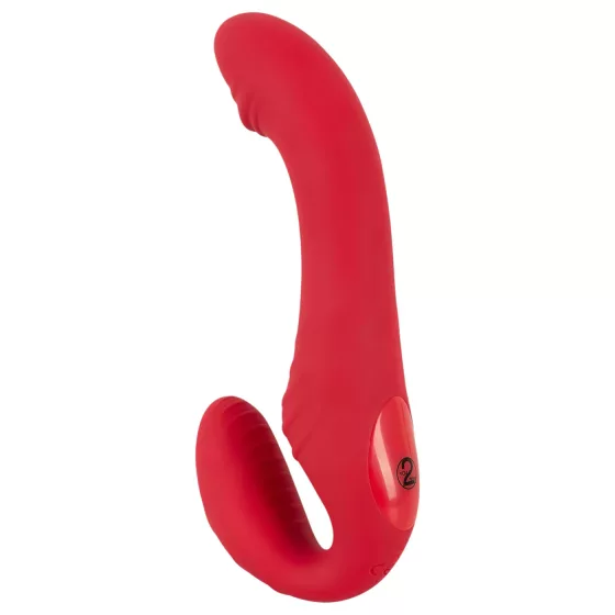 You2Toys - bezremienkový vibrátor s diaľkovým ovládaním - červený