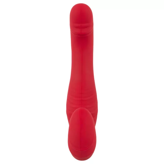 You2Toys - bezremienkový vibrátor s diaľkovým ovládaním - červený