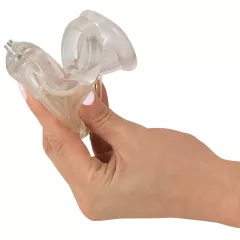  You2Toys Piss Play Sleeve - nadstavec na penis s vývodnou trubičkou (priehľadný)