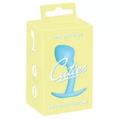   Cuties - mini análny kolík - silikónový - modrý - 2,6 cm