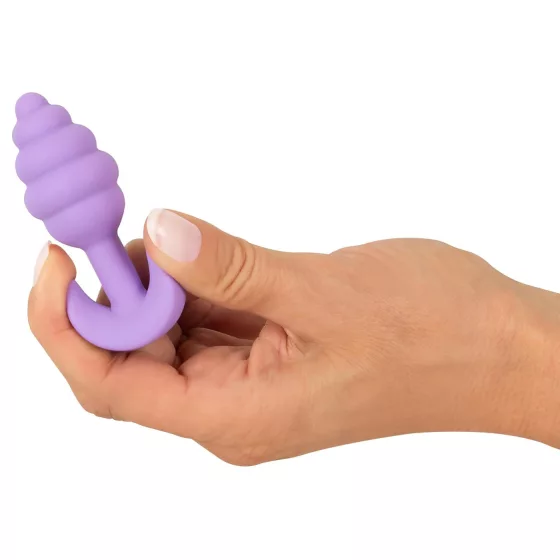 Cuties Mini Butt Plug - silikónový análny kolík (fialový, 2,8 cm)