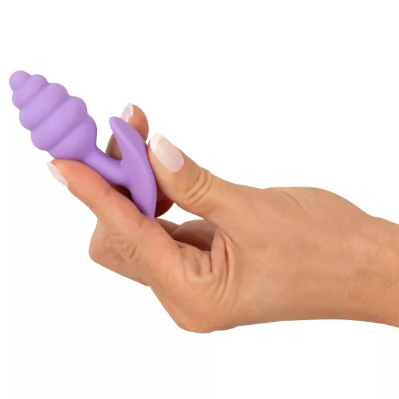 Cuties Mini Butt Plug - silikónový análny kolík (fialový, 2,8 cm)