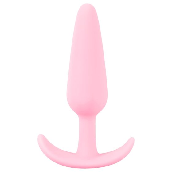 Roztomilý mini análny kolík - silikónový, ružový (2,1 cm)