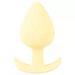   Cuties - análny kolík malý - silikónový - žltý - 3,1 cm