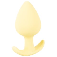   Cuties Mini Butt Plug - silikonové análne dildo - žlté (3,1cm)