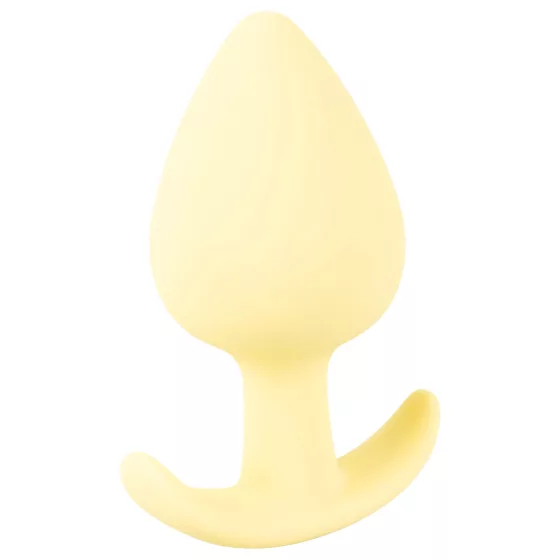 Cuties Mini Butt Plug - silikónový análny kolík (žltý, 3,1 cm)