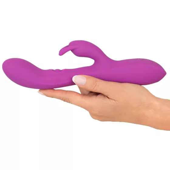 Javida Thumping Rabbit - vibrátor s 3 motormi a stimulátorom klitorisu - fialový