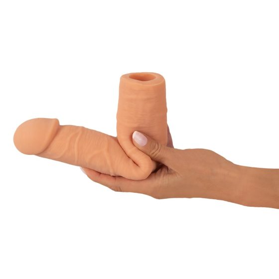 Prírodná koža - predlžovač a zahusťovač penisu (24 cm)