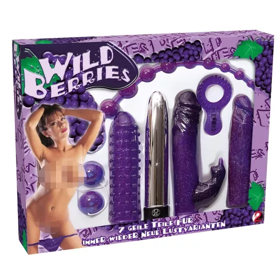 You2Toys - vibrátor set - trblietavý povrch - 7 dielov
