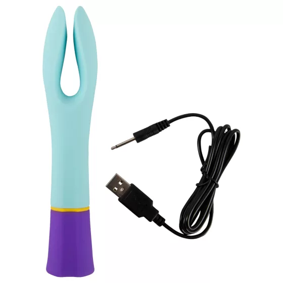 You2Toys - vibrátor pre páry - dobíjací vodotesný 2 motorčeky - farebný
